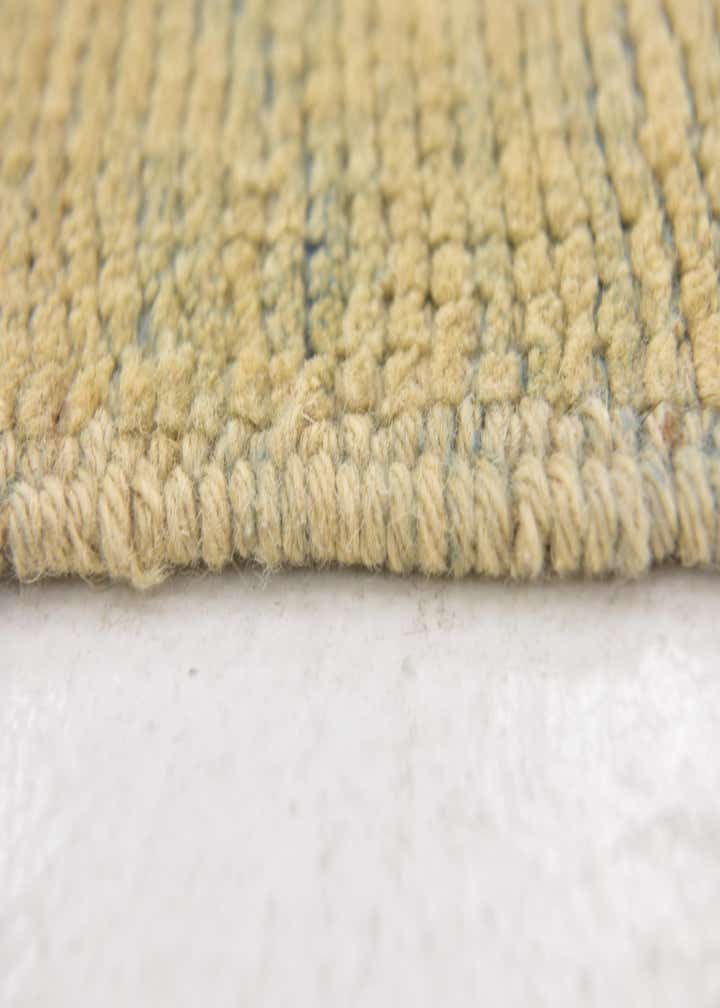 4' 2 x 7' 3 Hand Knotted Oushak Wool Rug