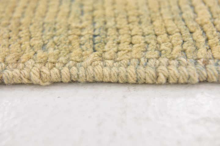 4' 2 x 7' 3 Hand Knotted Oushak Wool Rug