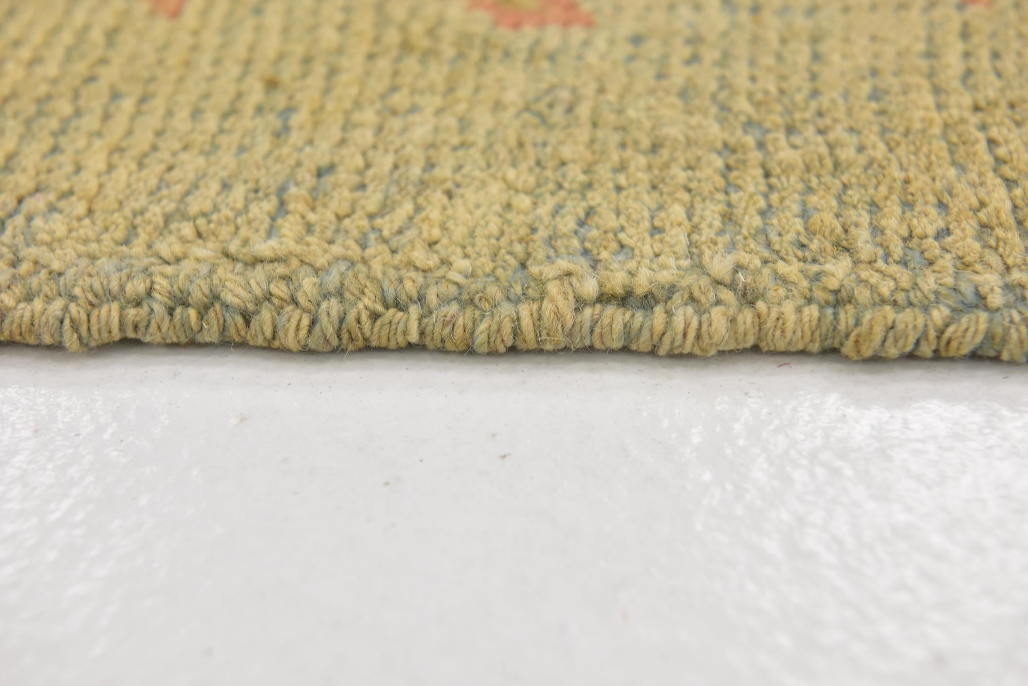 4' 4 x 6' 3 Hand Knotted Oushak Wool Rug