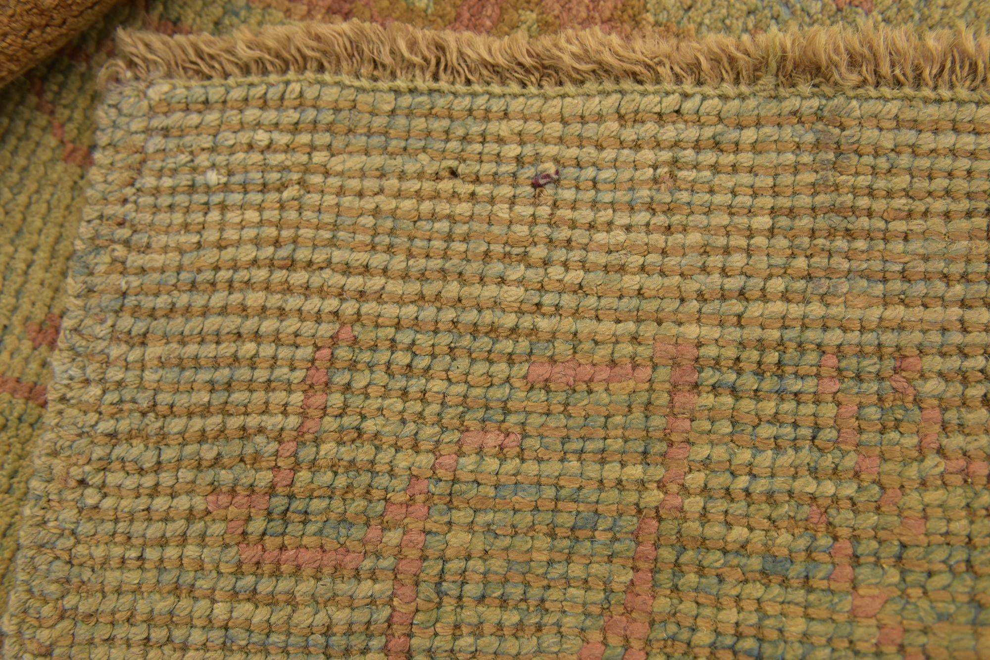 4' 4 x 6' 3 Hand Knotted Oushak Wool Rug