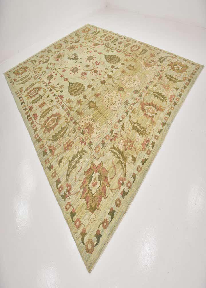 12' 3 x 16' Hand Knotted Oushak Wool Rug