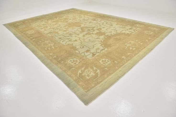 Detail image of 11' x 15' 7 Hand Knotted Oushak Wool Rug