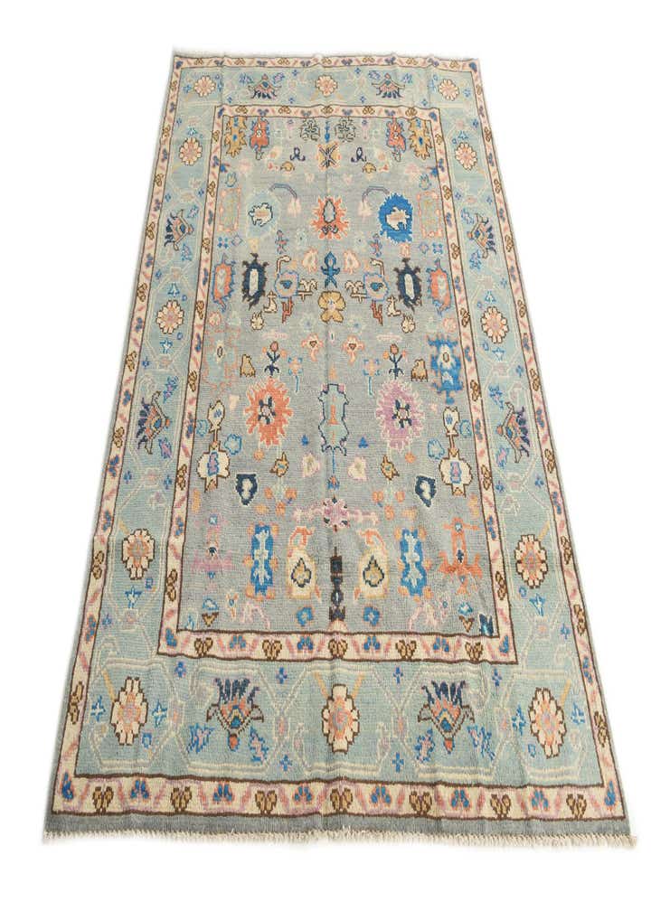 5' x 6' 7 Hand Knotted Oushak Wool Rug