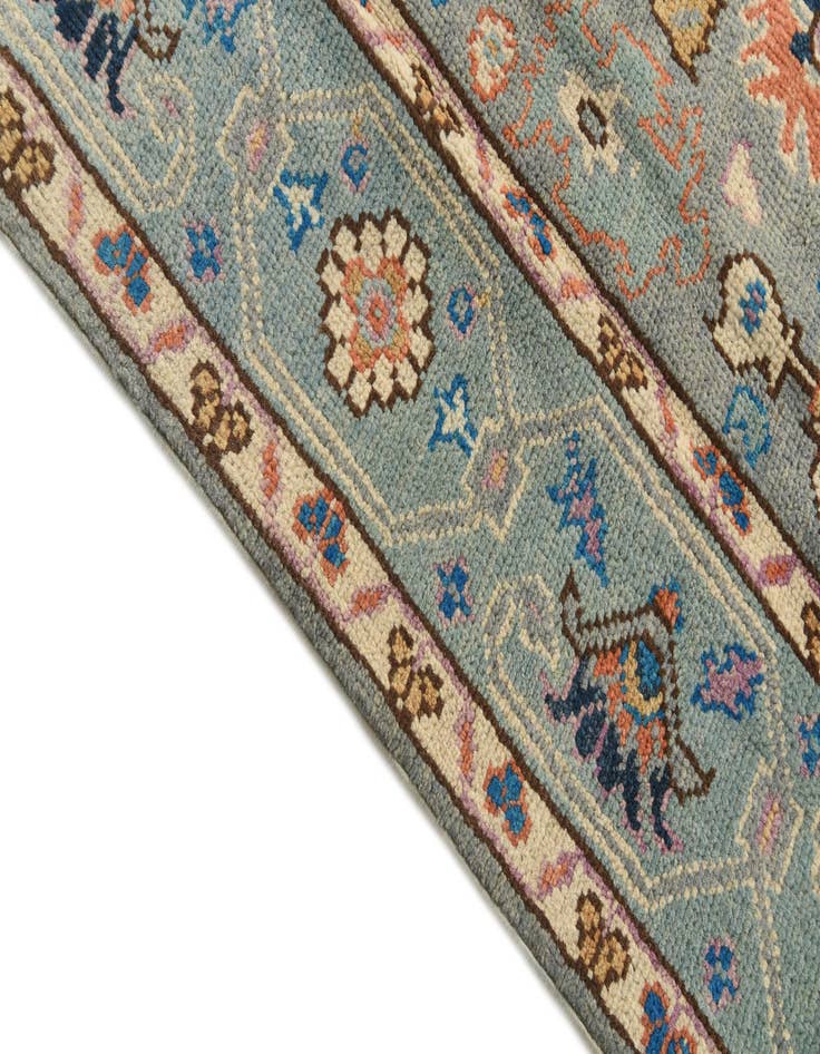 Detail image of 5' x 6' 7 Hand Knotted Oushak Wool Rug