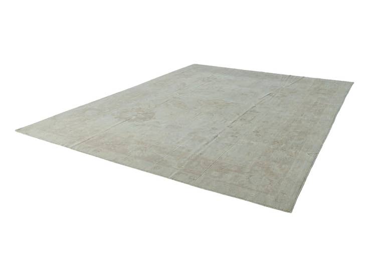Detail image of 9' 11 x 13' 7 Hand Knotted Oushak Wool Rug