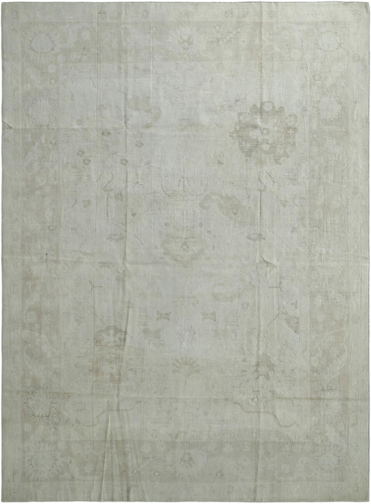 9' 11 x 13' 7 Hand Knotted Oushak Wool Rug