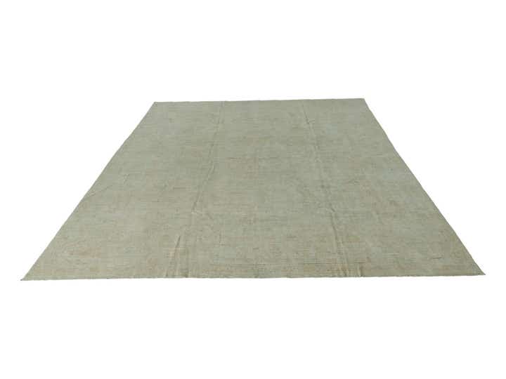 9' 10 x 13' 10 Hand Knotted Oushak Wool Rug
