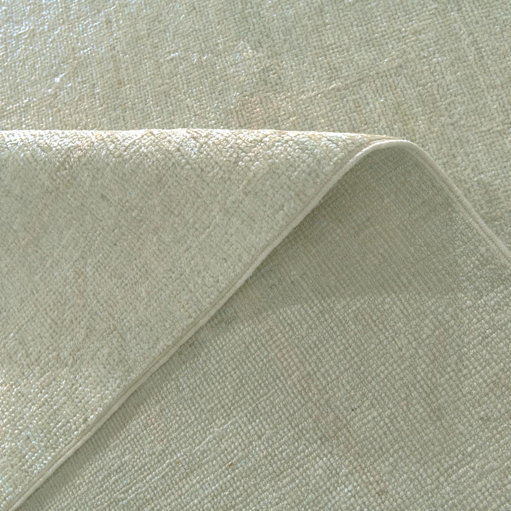 9' 10 x 13' 10 Hand Knotted Oushak Wool Rug