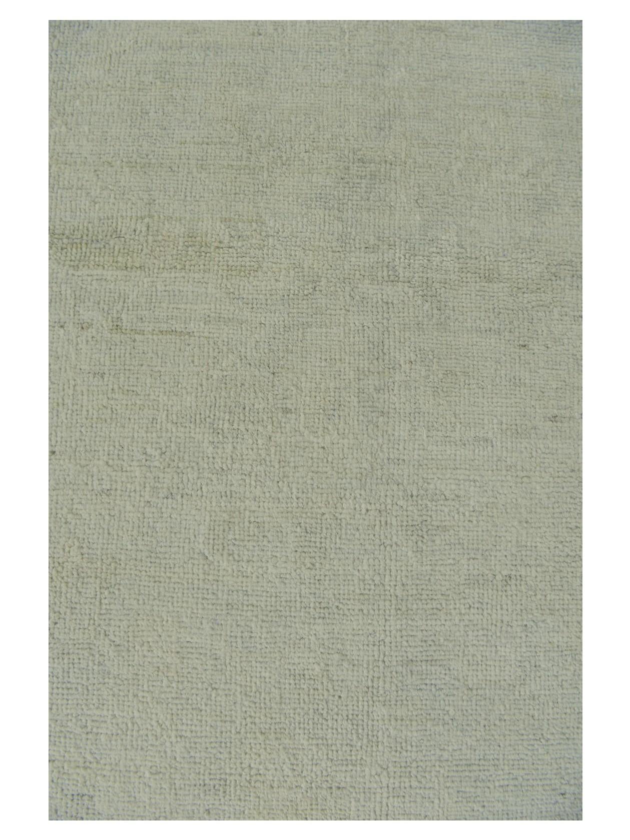 9' 10 x 13' 10 Hand Knotted Oushak Wool Rug