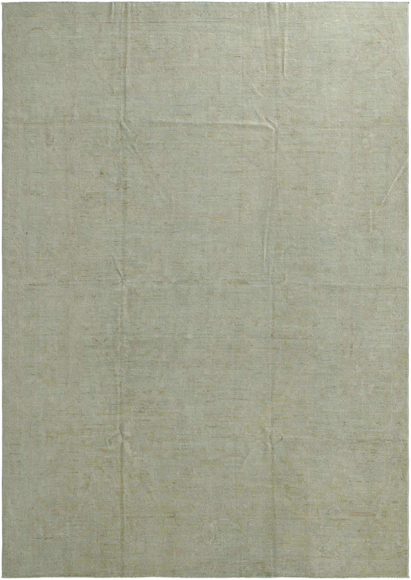 9' 10 x 13' 10 Hand Knotted Oushak Wool Rug