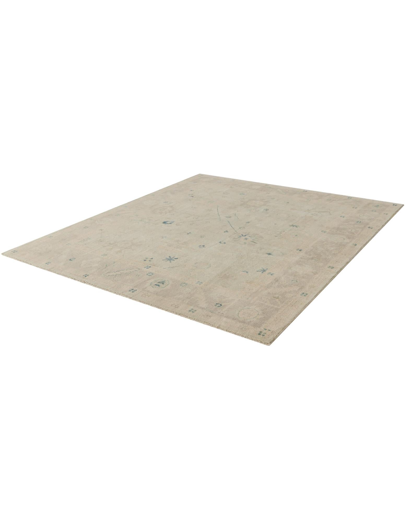 8' x 9' 9 Hand Knotted Oushak Wool Rug
