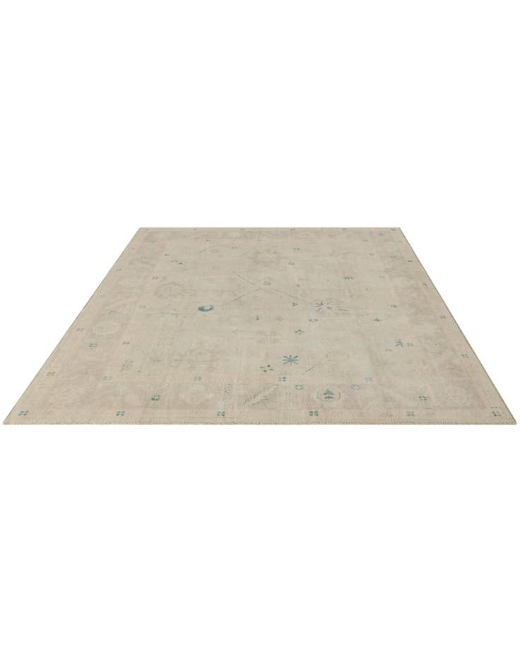 Detail image of 8' x 9' 9 Hand Knotted Oushak Wool Rug