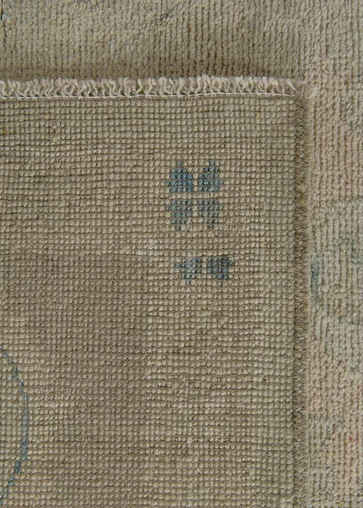 8' x 9' 9 Hand Knotted Oushak Wool Rug