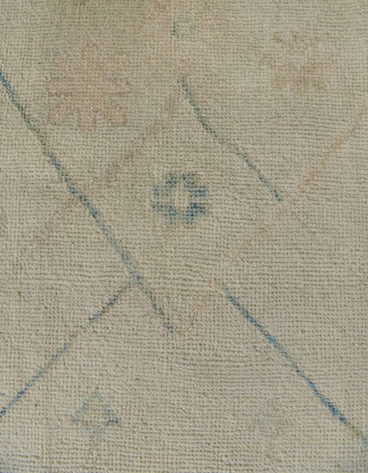 8' x 9' 9 Hand Knotted Oushak Wool Rug