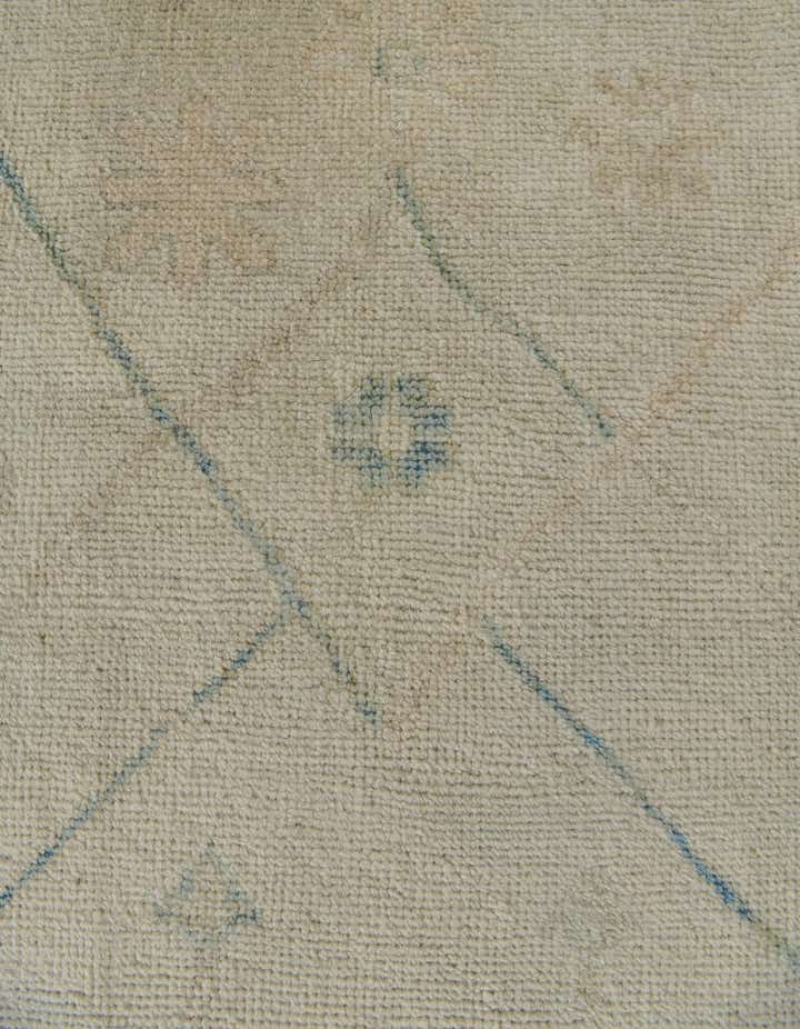 8' x 9' 9 Hand Knotted Oushak Wool Rug