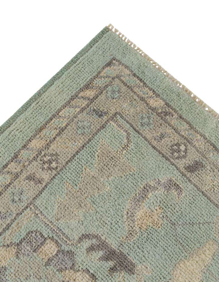 8' 1 x 9' 11 Hand Knotted Oushak Wool Rug