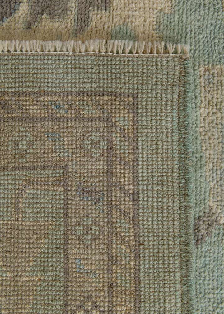 8' 1 x 9' 11 Hand Knotted Oushak Wool Rug