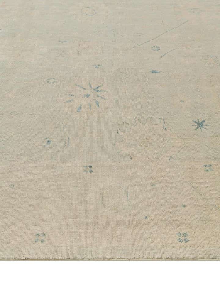 8' 10 x 11' 11 Hand Knotted Oushak Wool Rug