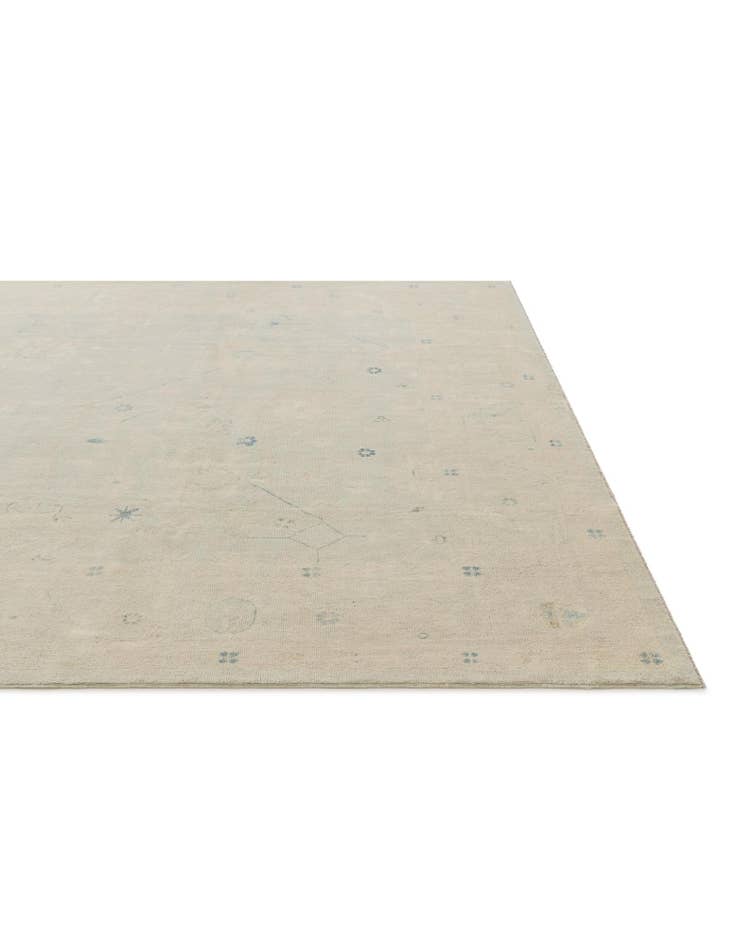 Detail image of 8' 10 x 11' 11 Hand Knotted Oushak Wool Rug