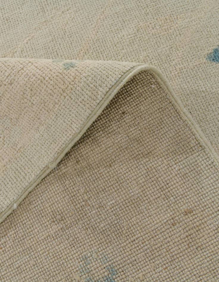 Detail image of 8' 10 x 11' 11 Hand Knotted Oushak Wool Rug