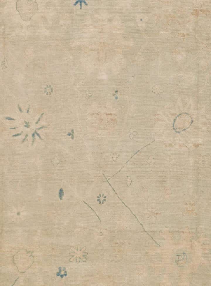 8' 10 x 11' 11 Hand Knotted Oushak Wool Rug