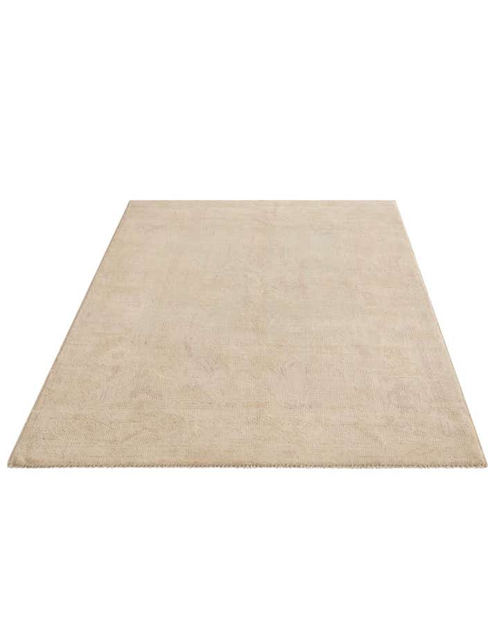4' 1 x 6' 3 Hand Knotted Oushak Wool Rug