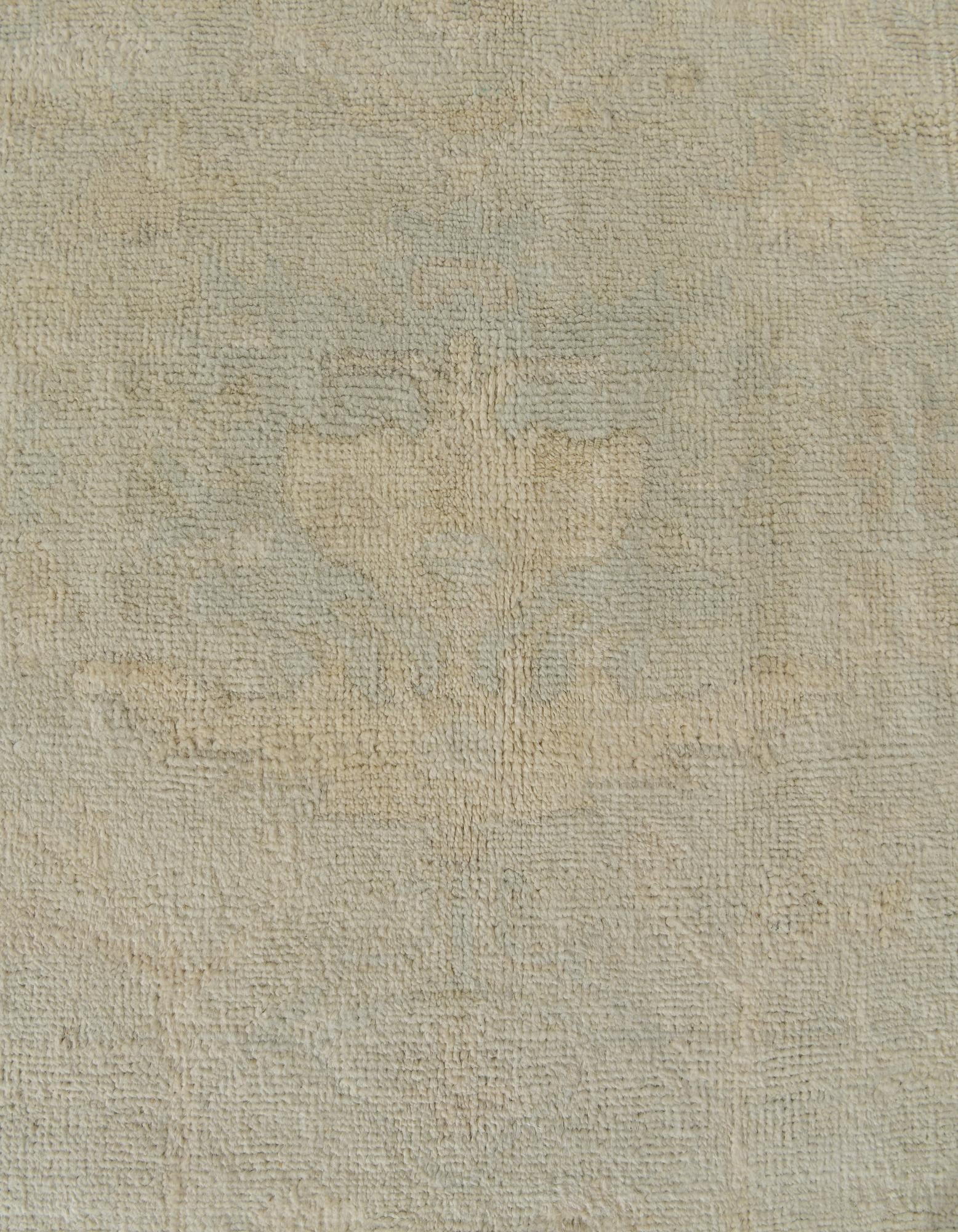8' x 9' 11 Hand Knotted Oushak Wool Rug