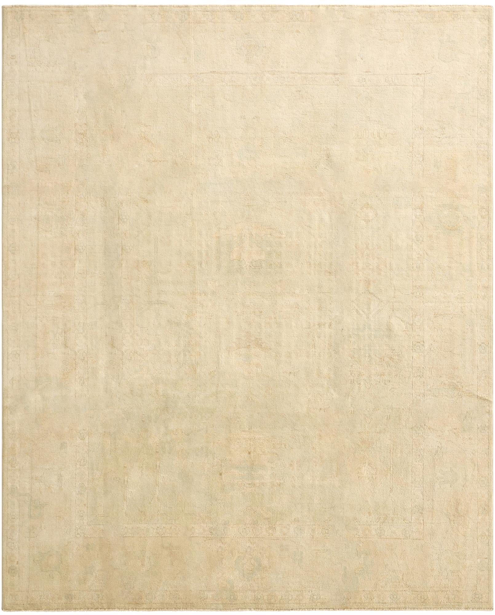 8' x 9' 11  Hand Knotted Oushak Wool Rug