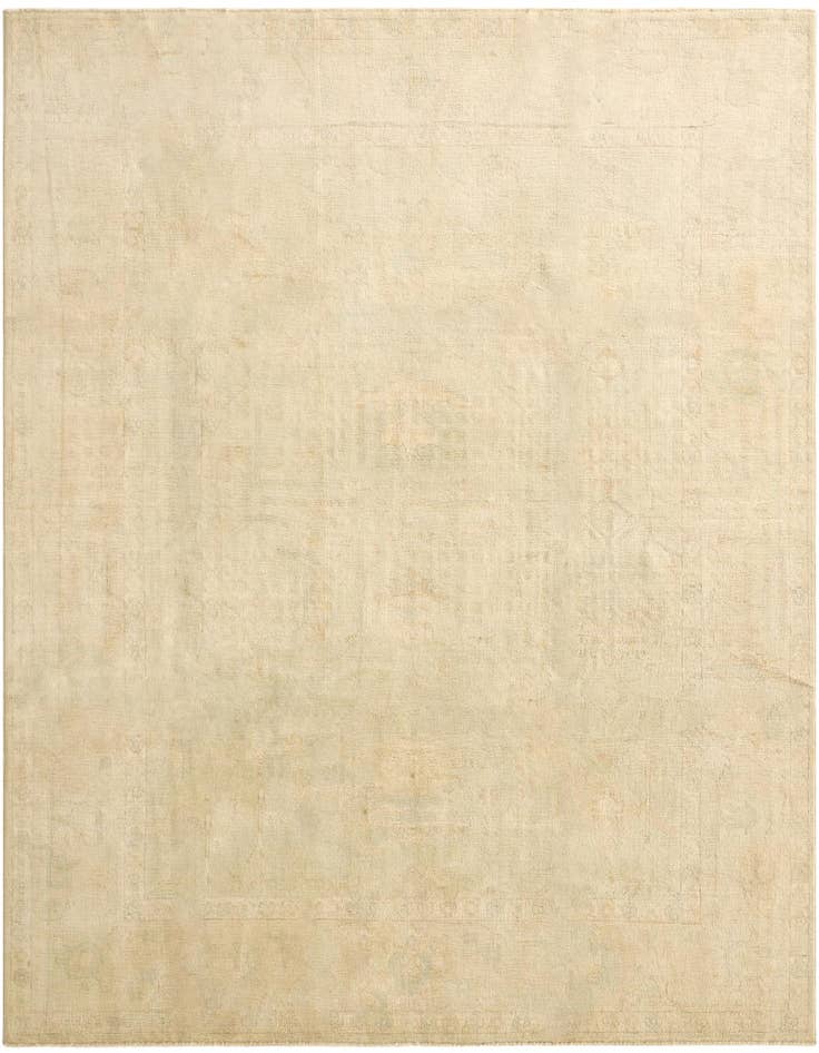 Detail image of 8' x 9' 11 Hand Knotted Oushak Wool Rug
