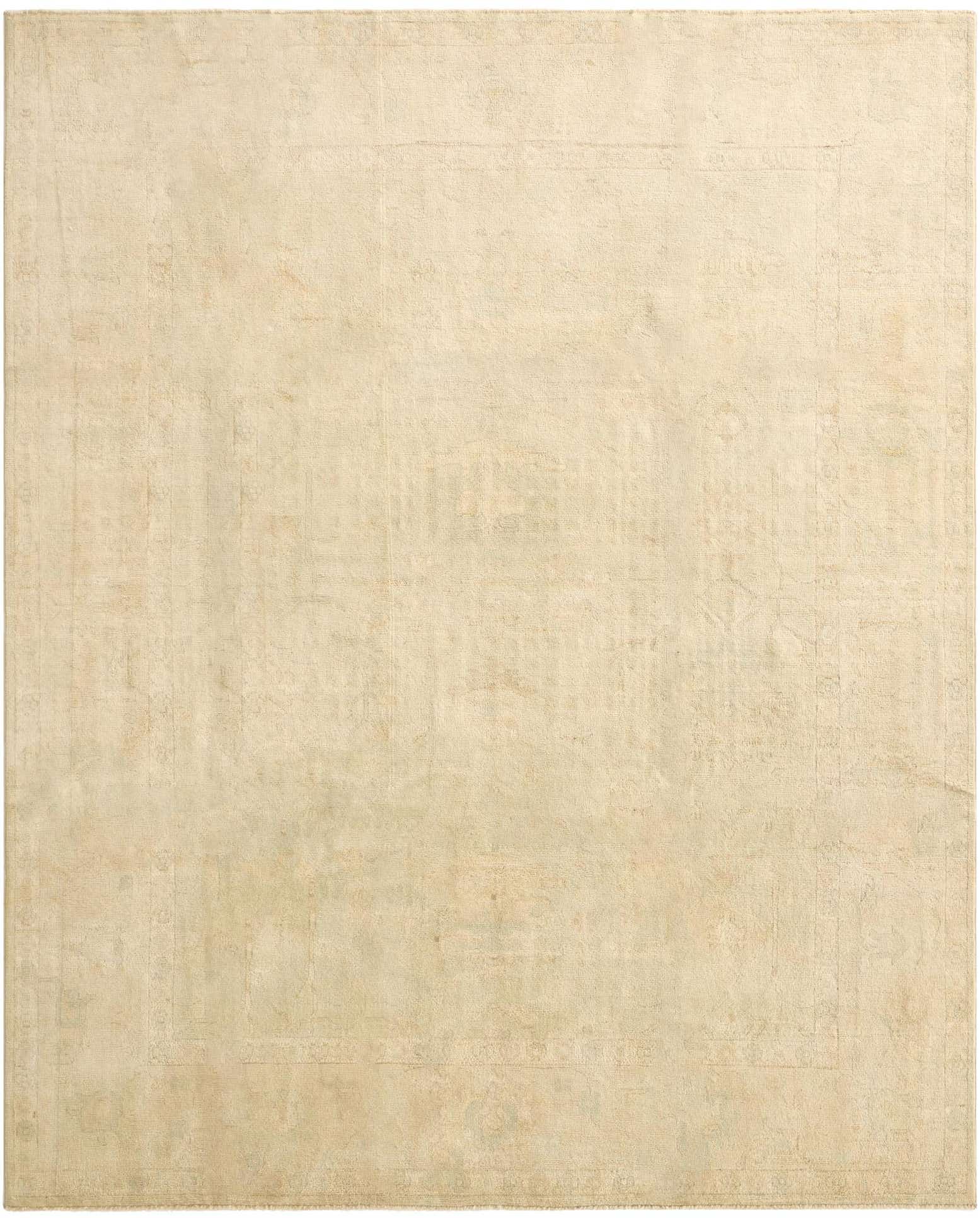 8' x 9' 11 Hand Knotted Oushak Wool Rug