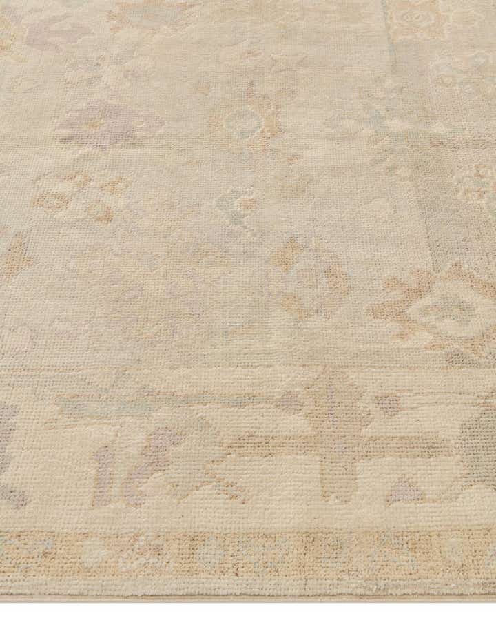 5' 3 x 7' 7 Hand Knotted Oushak Wool Rug
