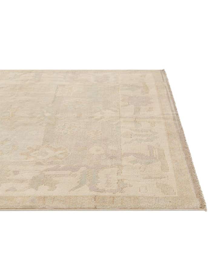 5' 3 x 7' 7 Hand Knotted Oushak Wool Rug