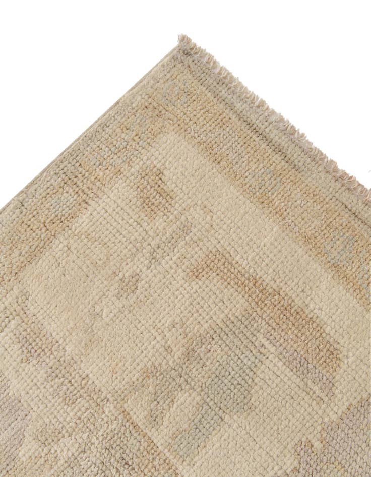 Detail image of 5' 3 x 7' 7 Hand Knotted Oushak Wool Rug