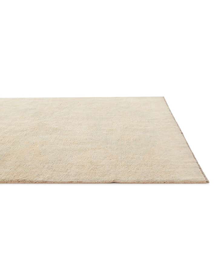 4' 2 x 6' 2 Hand Knotted Oushak Wool Rug