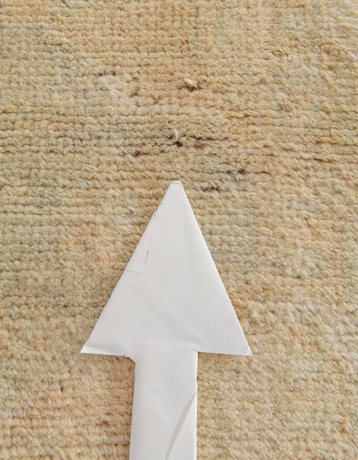 Detail image of 4' 2 x 6' 2  Hand Knotted Oushak Wool Rug