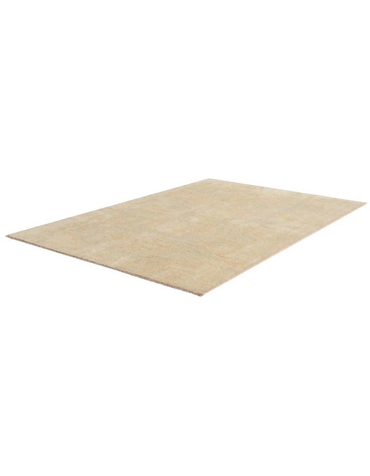 Detail image of 4' 2 x 6' 2  Hand Knotted Oushak Wool Rug