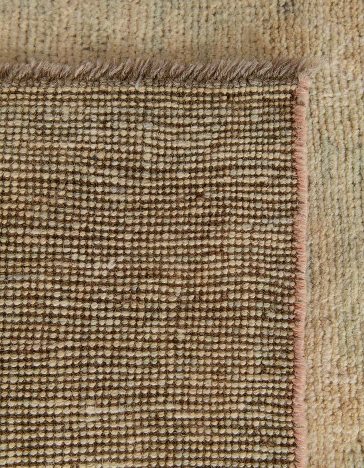 Detail image of 4' 2 x 6' 2 Hand Knotted Oushak Wool Rug