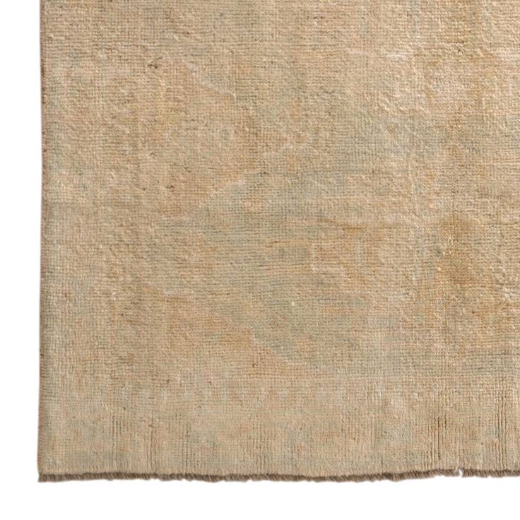 Detail image of 4' 2 x 6' 2 Hand Knotted Oushak Wool Rug