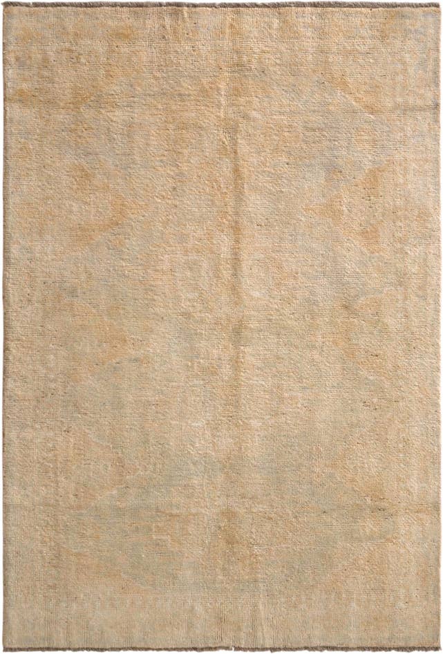 Detail image of 4' 2 x 6' 2 Hand Knotted Oushak Wool Rug