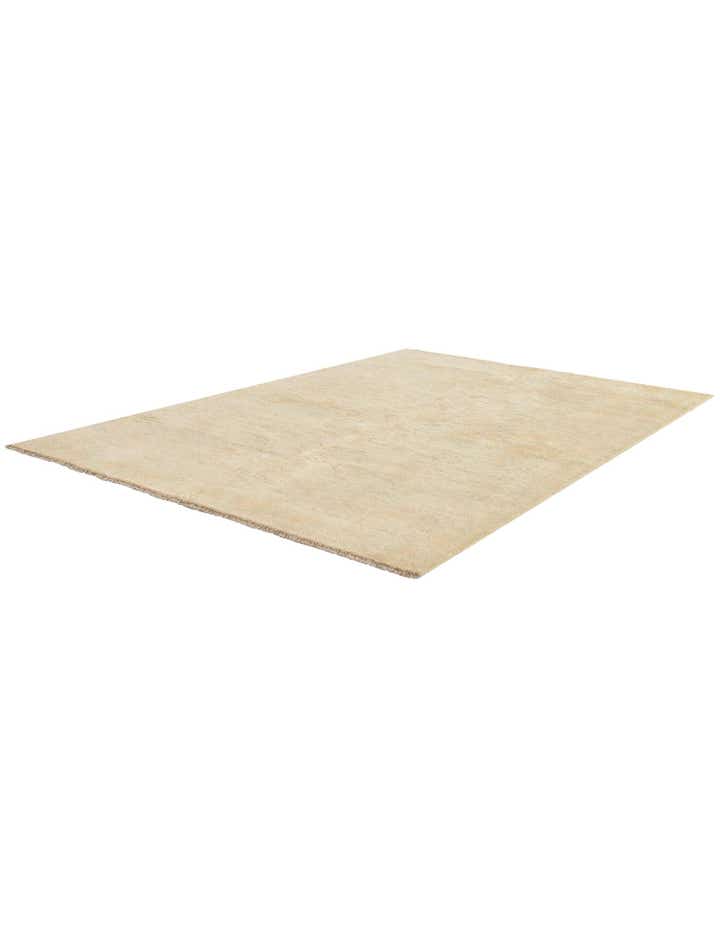 4' 2 x 5' 11 Hand Knotted Oushak Wool Rug