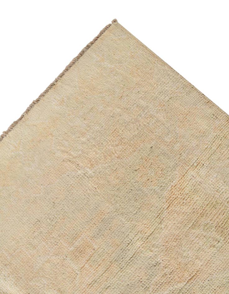 Detail image of 4' 2 x 5' 11 Hand Knotted Oushak Wool Rug