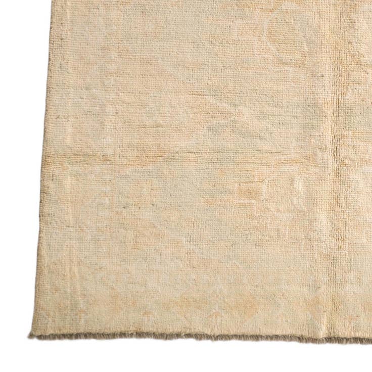 Detail image of 4' 2 x 5' 11 Hand Knotted Oushak Wool Rug