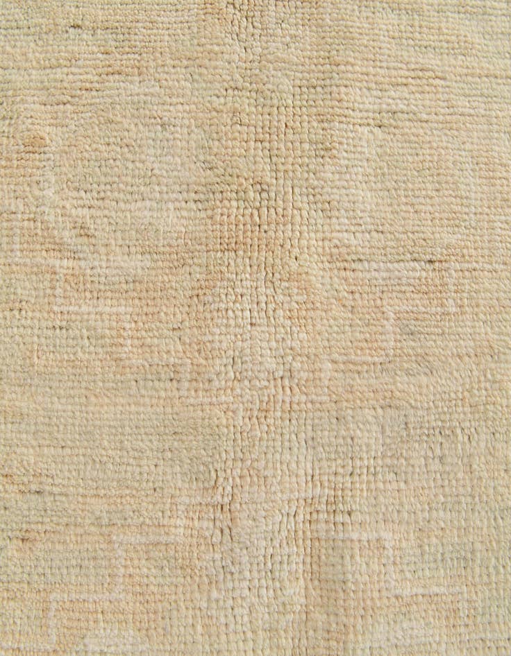 Detail image of 4' 2 x 5' 11 Hand Knotted Oushak Wool Rug