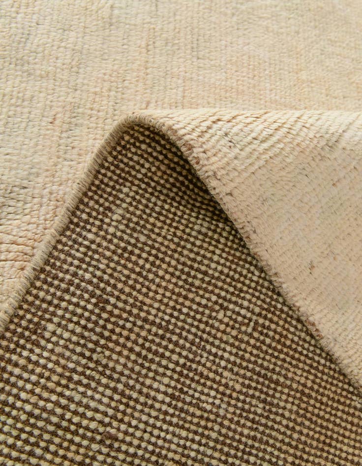 Detail image of 4' 2 x 5' 11 Hand Knotted Oushak Wool Rug