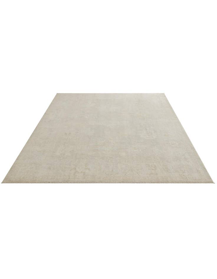 Detail image of 8' 1 x 9' 7 Hand Knotted Oushak Wool Rug