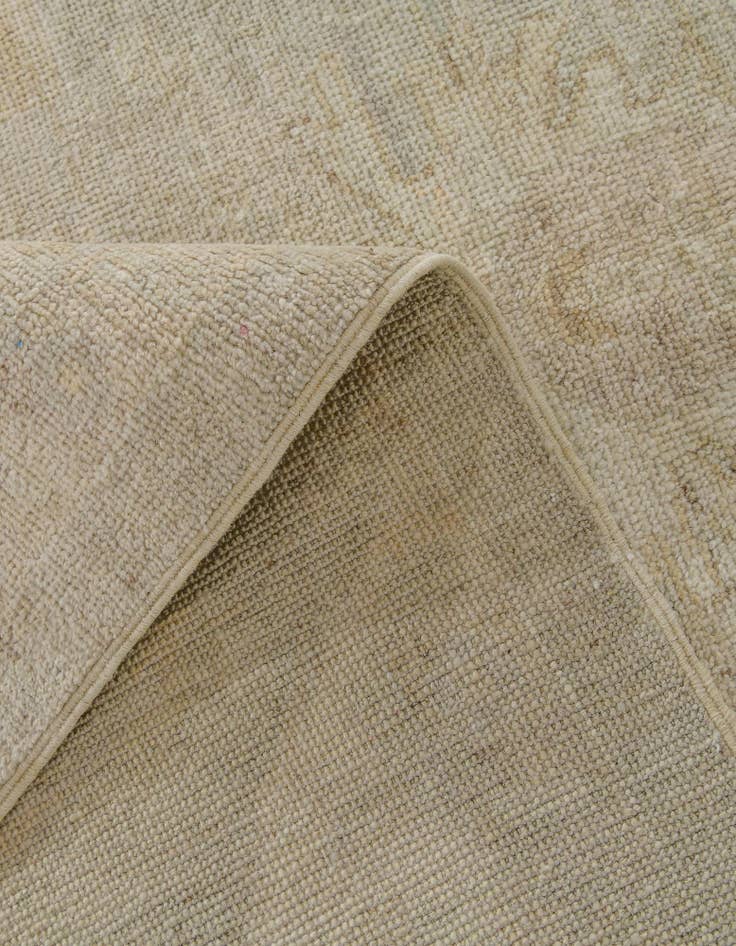 Detail image of 8' 1 x 9' 7  Hand Knotted Oushak Wool Rug