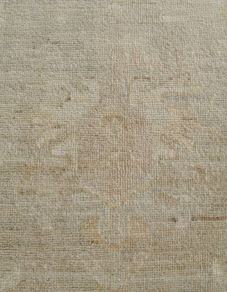 Detail image of 8' 1 x 9' 7  Hand Knotted Oushak Wool Rug