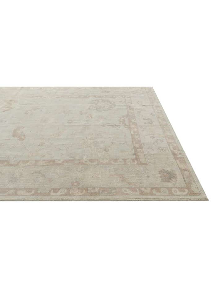 8' 3 x 9' 10 Hand Knotted Oushak Wool Rug
