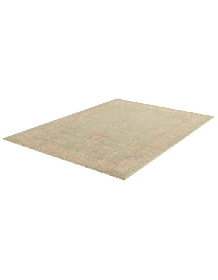 Detail image of 4' 1 x 5' 9  Hand Knotted Oushak Wool Rug