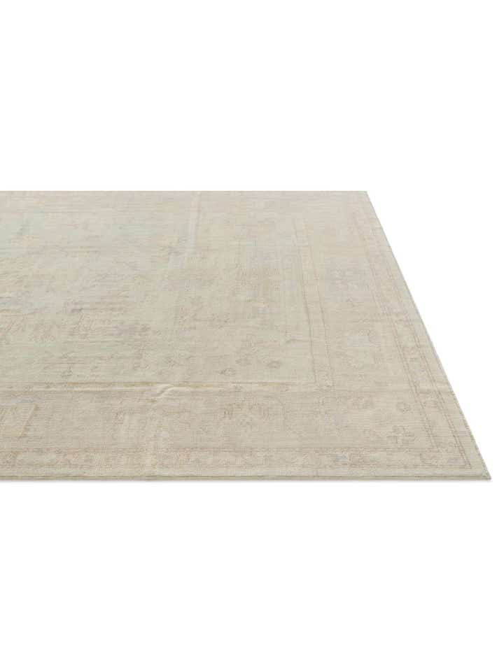 8' x 10' Hand Knotted Oushak Wool Rug